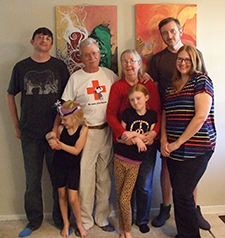 The Scherer Family Photograph of Chambanacon 52 Fan Guests of Honor, The Scherer Family